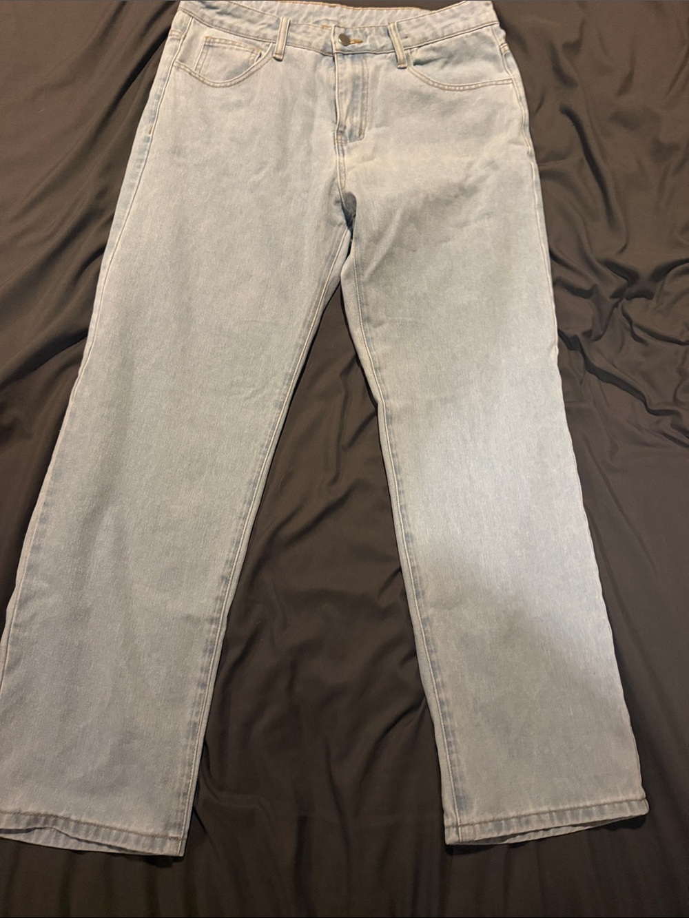 Men's Light Blue Jeans - Classic Straight Fit